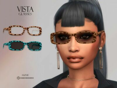 Vista Glasses By Suzue Sims 4 CC