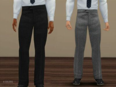 Wayne – Men’S Formal Pants By Cherryberrysim Sims 4 CC