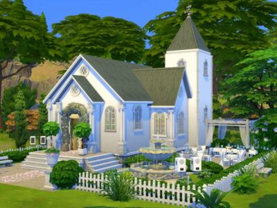 Wedding Chapel – NO CC By Flubs79 Sims 4 CC