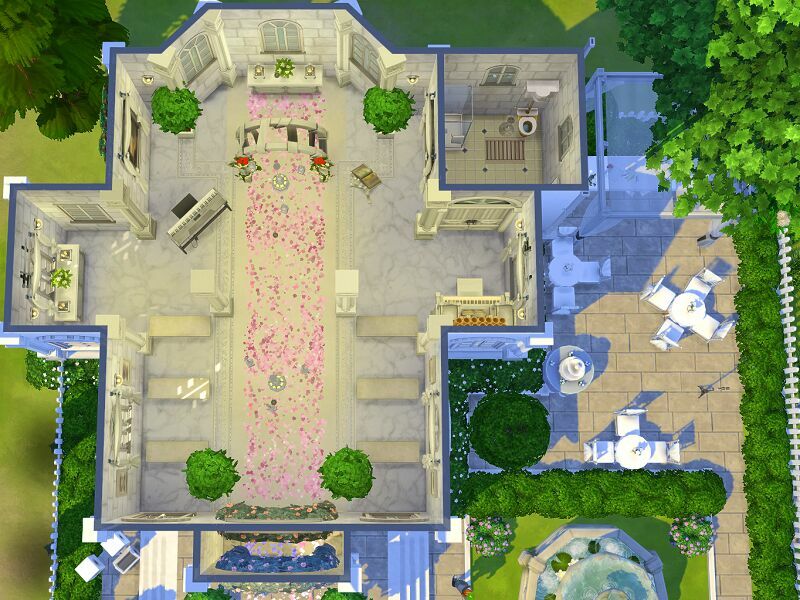 sims 4 cc wedding chapel no cc by flubs79 6