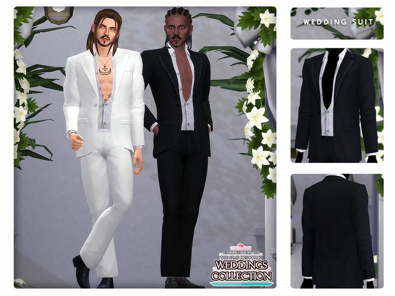 Wedding Suit Sims 4 CC