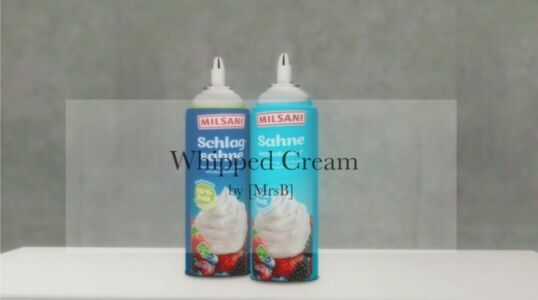 Whipped Cream | CC By Mrsbarbiex3 Sims 4 CC