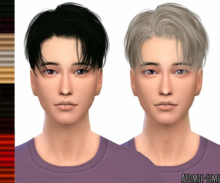 Wingssims ES0817 Hair Retexture / Mesh Needed By Atomic-Sims Sims 4 CC