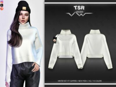 Winter SET-177 (Jumper) BD605 By Busra-Tr Sims 4 CC