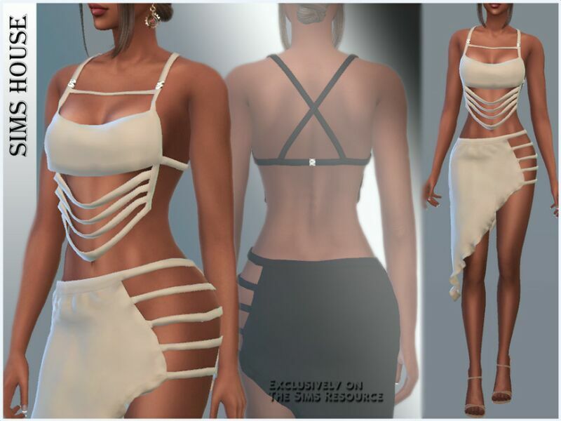 Women’S TOP With Stripes Sims 4 CC