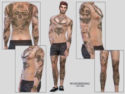 Wunderkind Tattoo By Mclaynesims Sims 4 CC