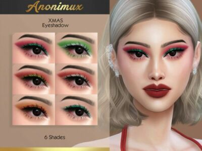 Xmas Eyeshadow Sims 4 CC