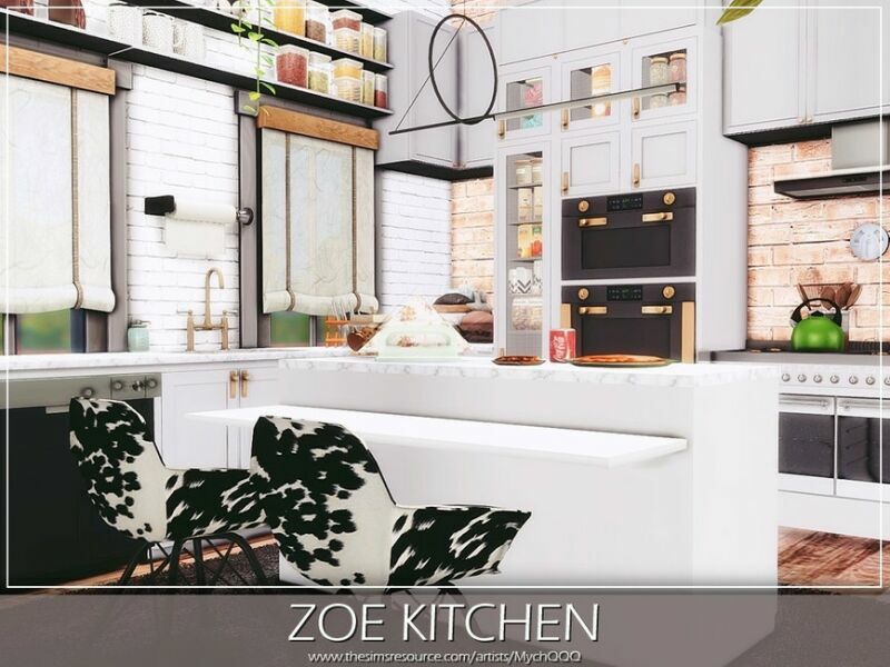 sims 4 cc zoe kitchen by mychqqq 3