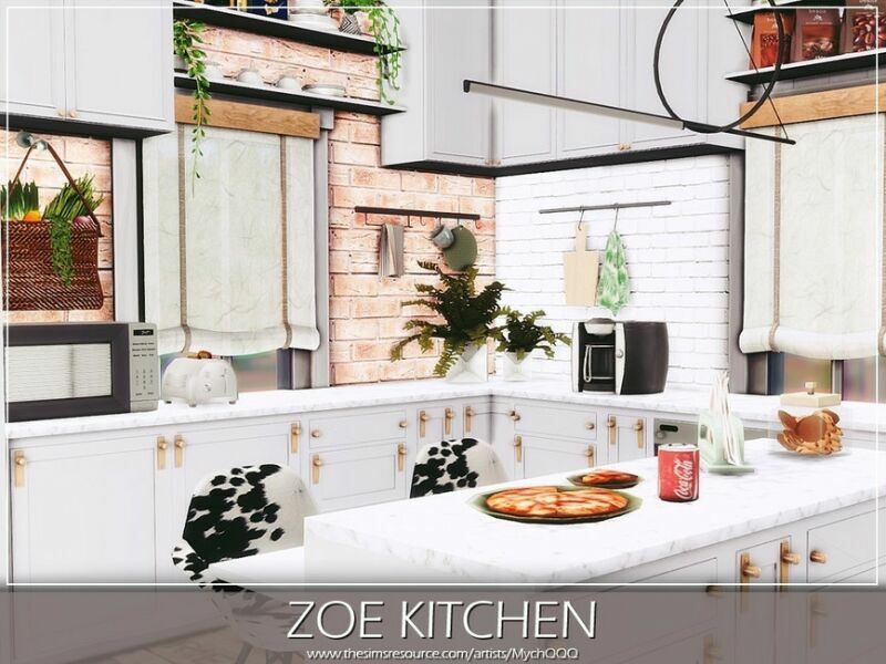 sims 4 cc zoe kitchen by mychqqq 5