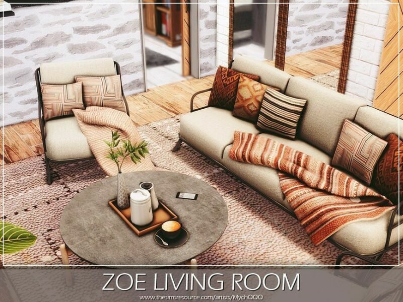 sims 4 cc zoe living room by mychqqq 7