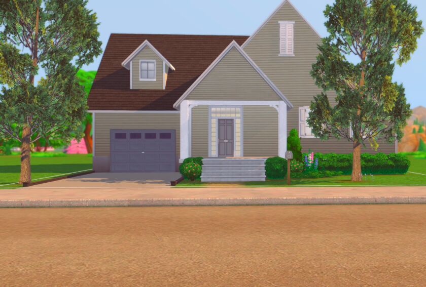 A House That HAS 2 Bedroom, 1 Bathroom And A Basement! Sims 4 CC