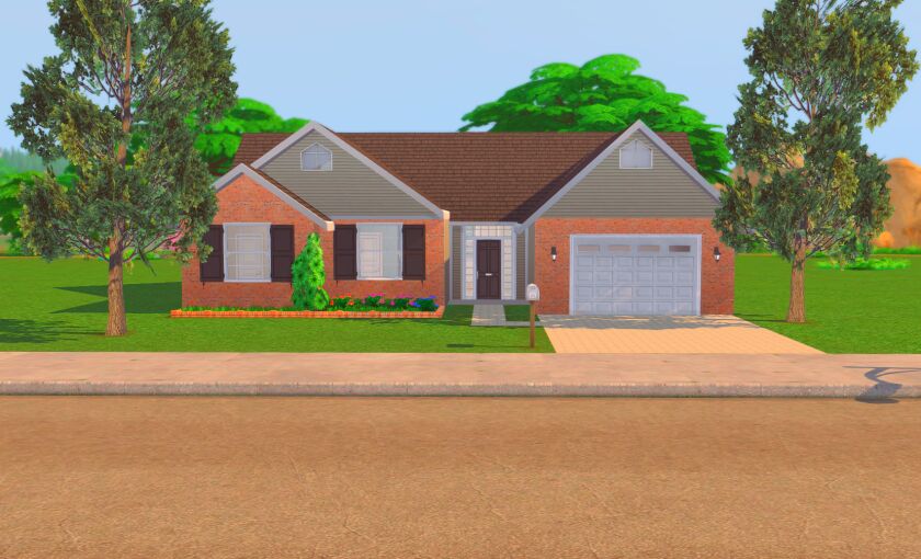 A Modern Home That HAS 3 Bedroom, 2 Bathroom And A Laundry Room Sims 4 CC