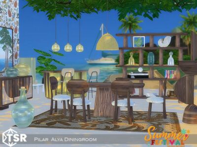 A Tropical SET For The HOT Summer Days By The Sea Sims 4 CC