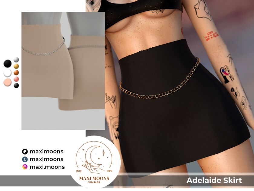 Adelaide Skirt Sims 4 CC