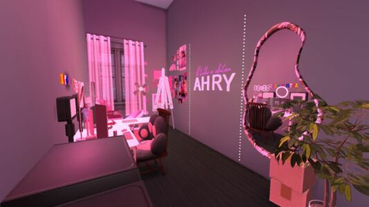 Ahry’s Gaming Room Sims 4 CC