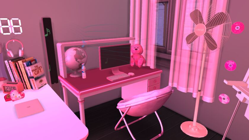 sims 4 cc ahrys gaming room 3