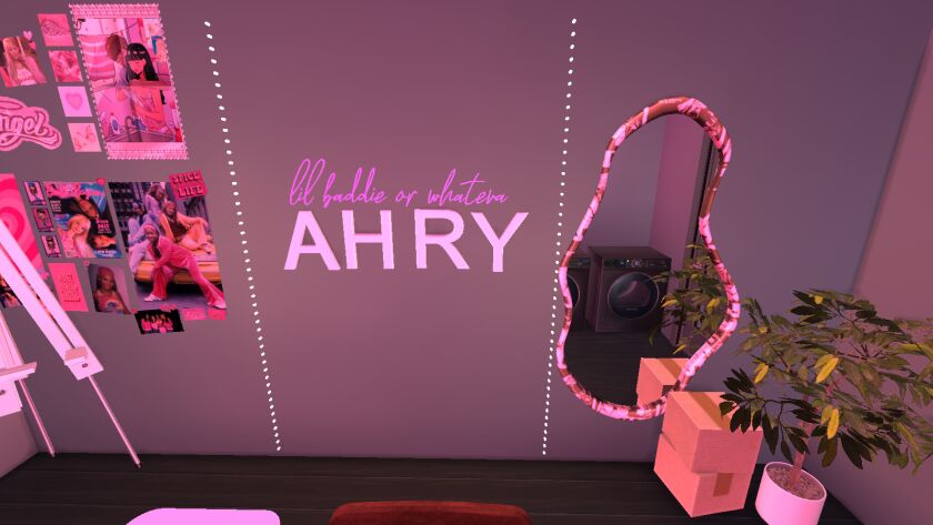 sims 4 cc ahrys gaming room 5