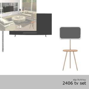 [Algu] 2406 TV SetStand Curve TV : 13 SwatchMedium Size Curve TV : 3 SwatchDownload (Early) Sims 4 CC