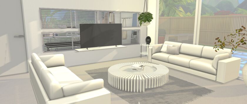 sims 4 cc algu 2406 tv set stand curve tv 13 2