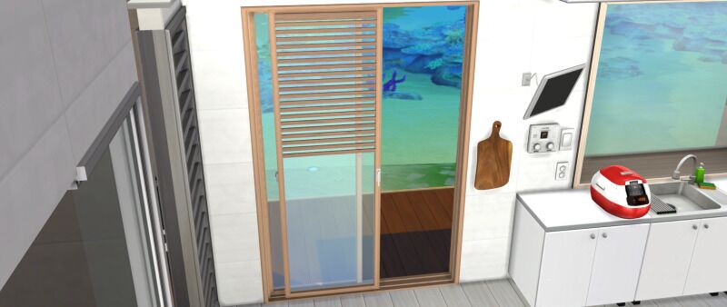 sims 4 cc algu blind sliding door window set door 1 2 5