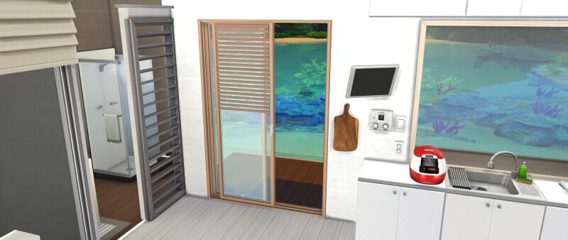 sims 4 cc algu blind sliding door window set door 1 2 6