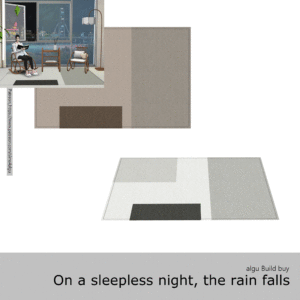 [Algu] ON A Sleepless Night, The Rain Falls SET Sims 4 CC