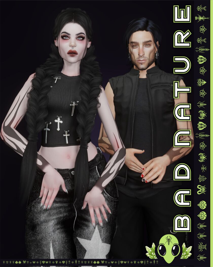 sims 4 cc bad nature tattoo tsr exclusive 4