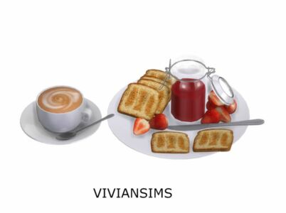 Jam Bread Sims 4 CC