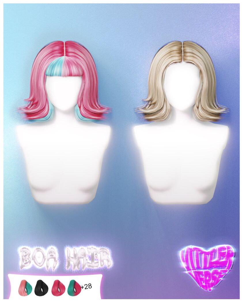 sims 4 cc boa set hair ts4 3