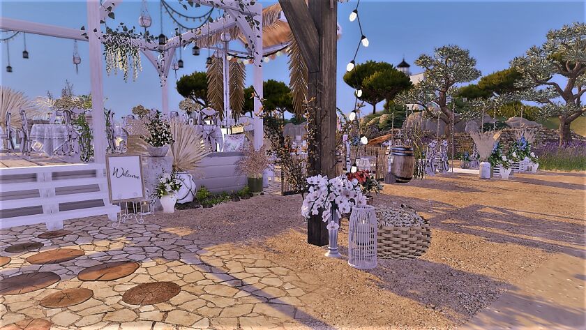 sims 4 cc boho wedding venue can now be downloaded from my 4