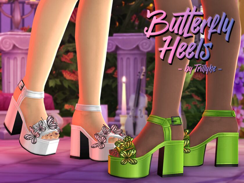 sims 4 cc butterfly heels 3