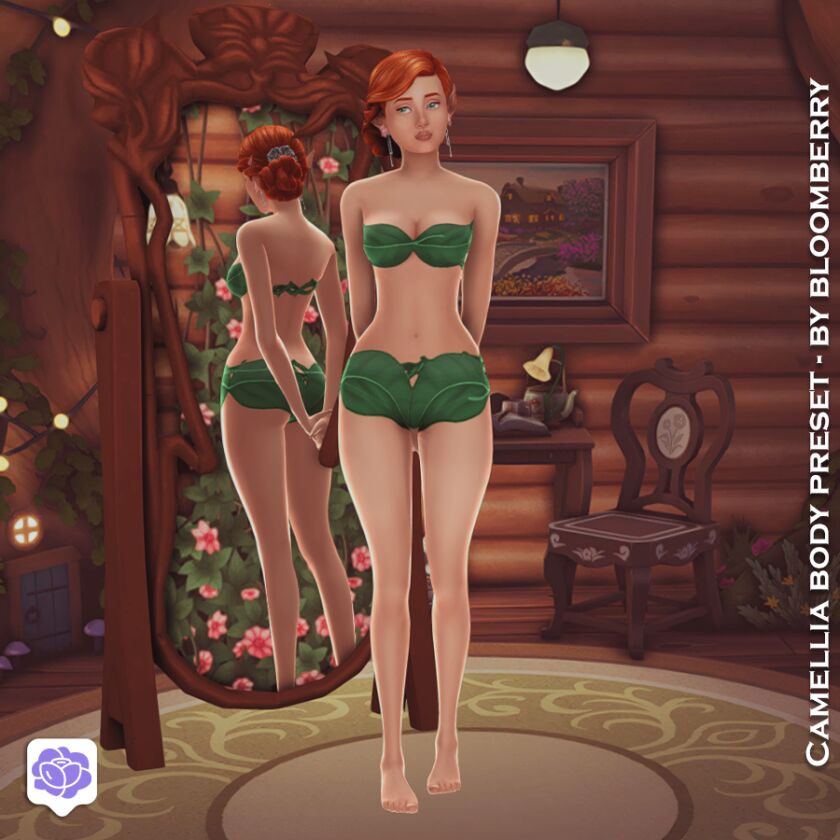 Camellia Body Preset Sims 4 CC