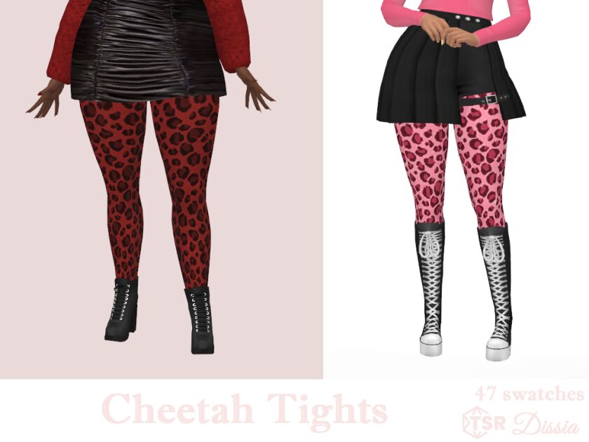 Cheetah Tights Sims 4 CC