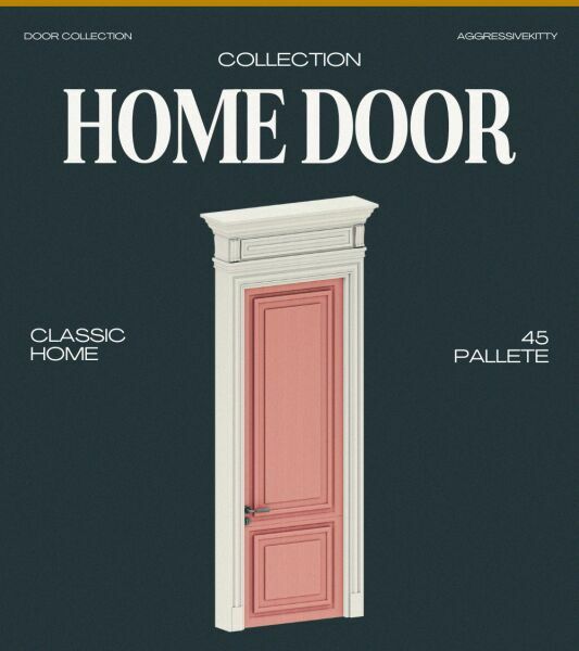 sims 4 cc classic home door collection 2