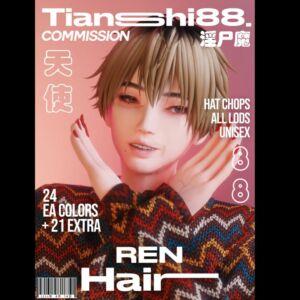 Commission: REN Hair Sims 4 CC