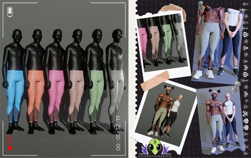 sims 4 cc control activewear leggings 2