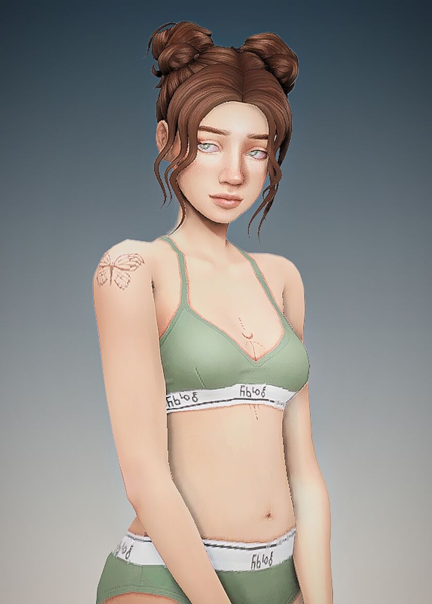 Crystal Tattoo SET 🌱 Sims 4 CC