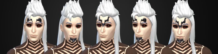 sims 4 cc cyber monday swtor cyborg facial implants 6