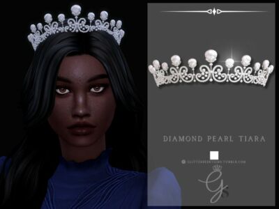 Diamond Pearl Tiara Sims 4 CC