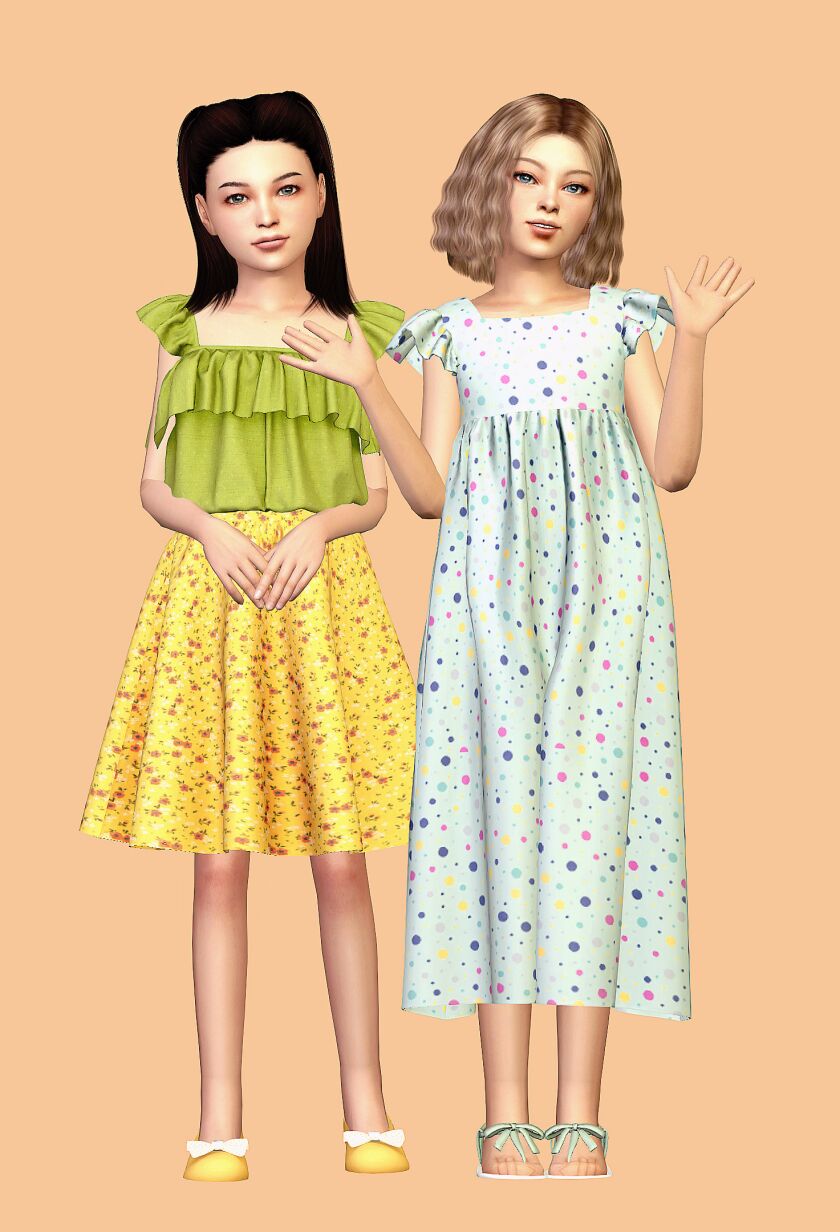 Set for girls Sims 4 CC