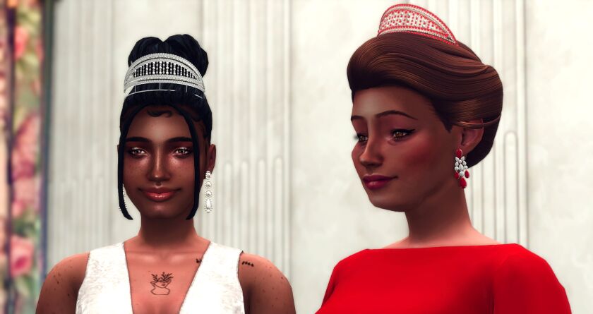 sims 4 cc elvira kokoshnik tiara 2