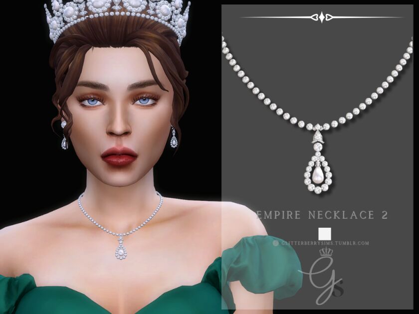 Empire Necklace 2 Sims 4 CC