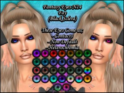 Fantasy Eyes N14 – FAY (BS) Sims 4 CC