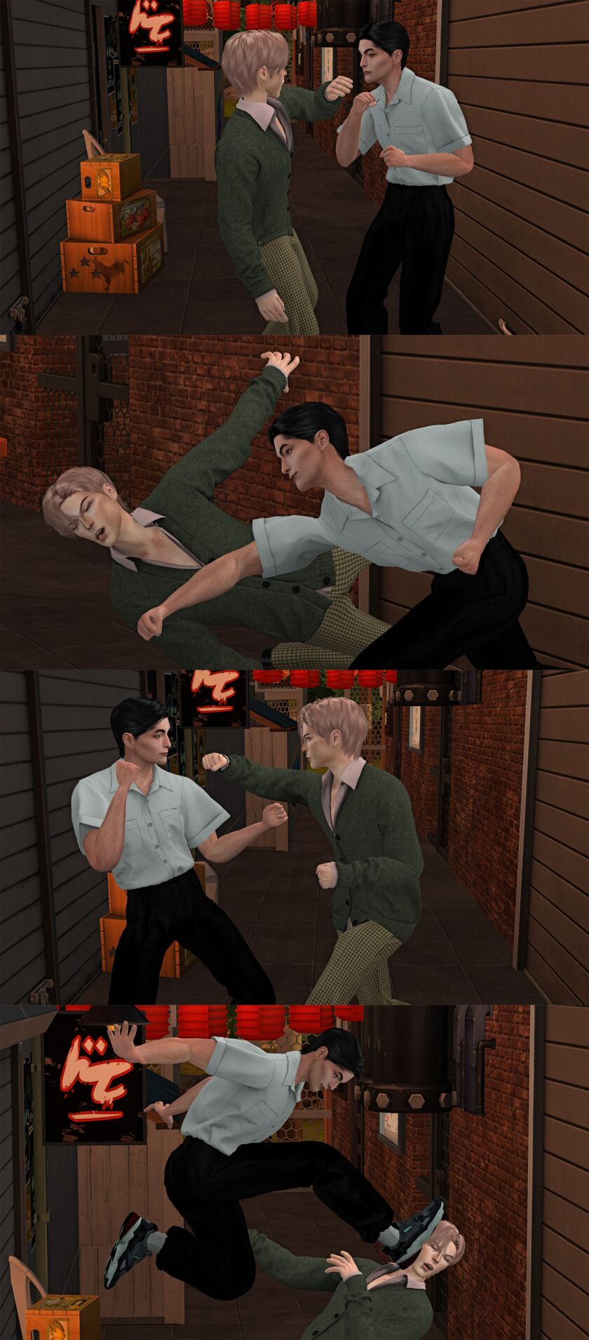 Fighting Poses Sims 4 CC