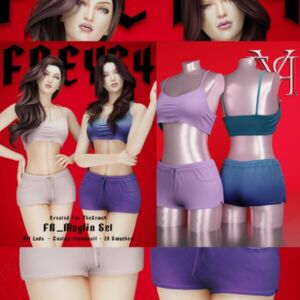 Fr_Maylin SET By XR Sims 4 CC