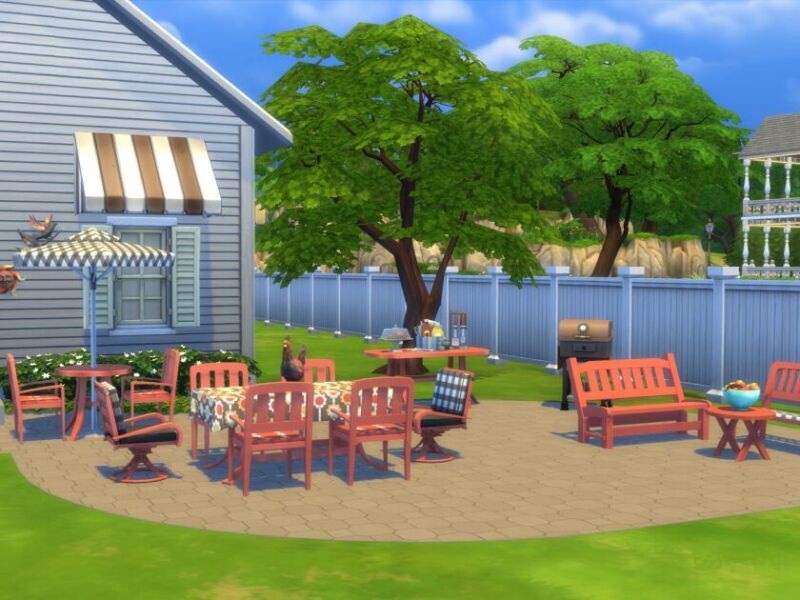 sims 4 cc grammas patio set 2