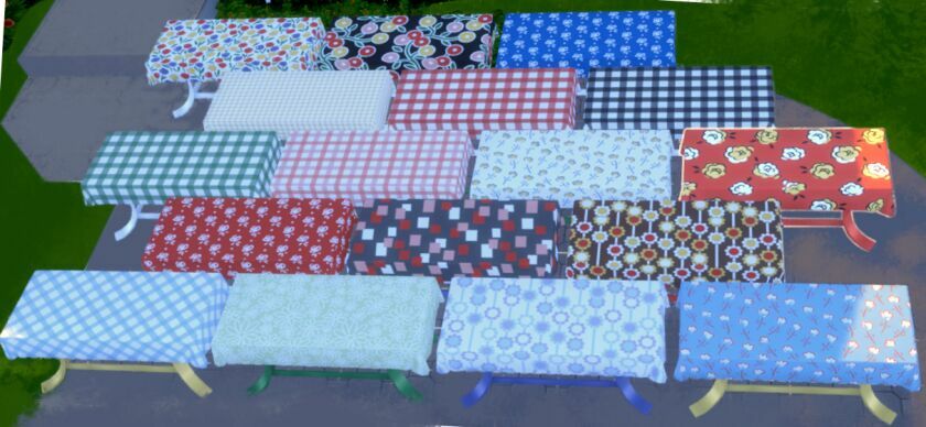 sims 4 cc grammas patio set 8