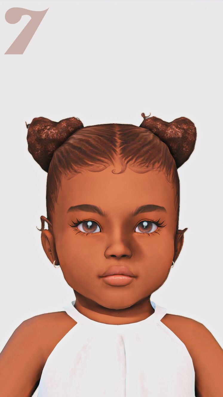 sims 4 cc hair for infant girls 7