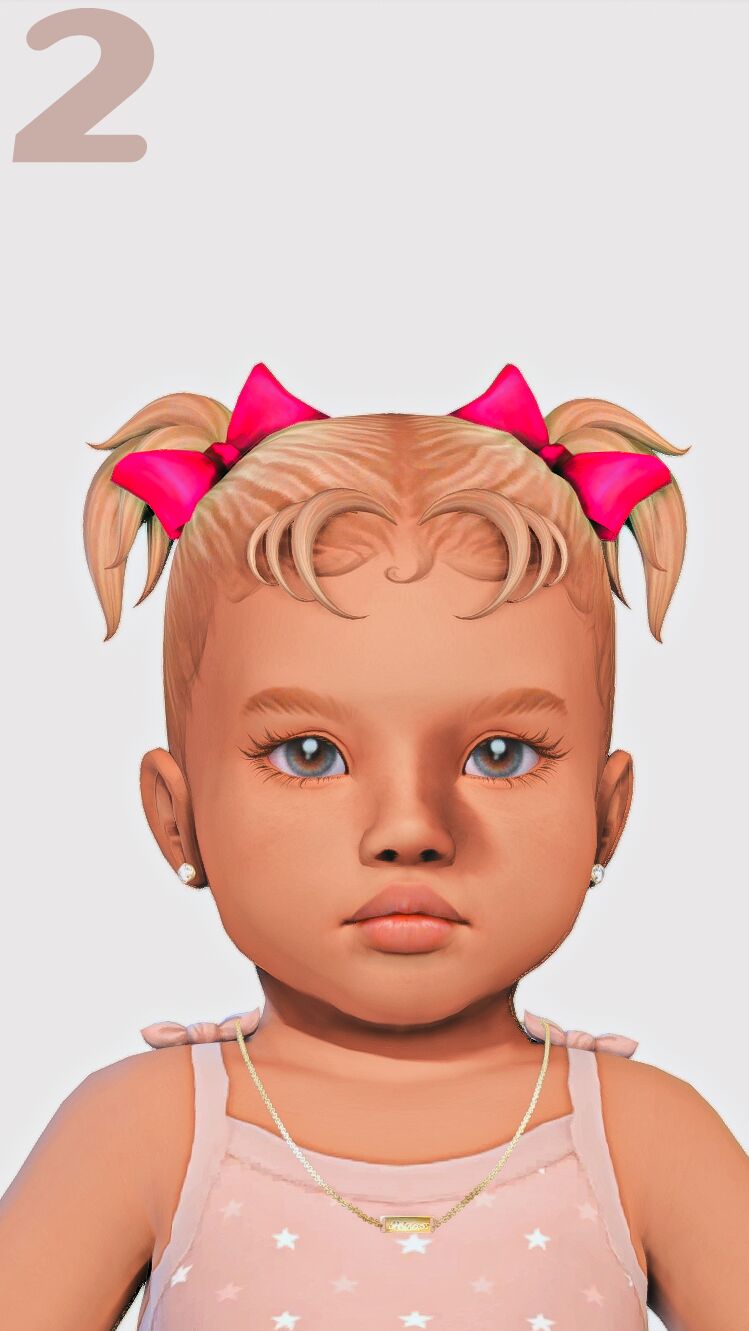 sims 4 cc hair for infant girls part 2 2