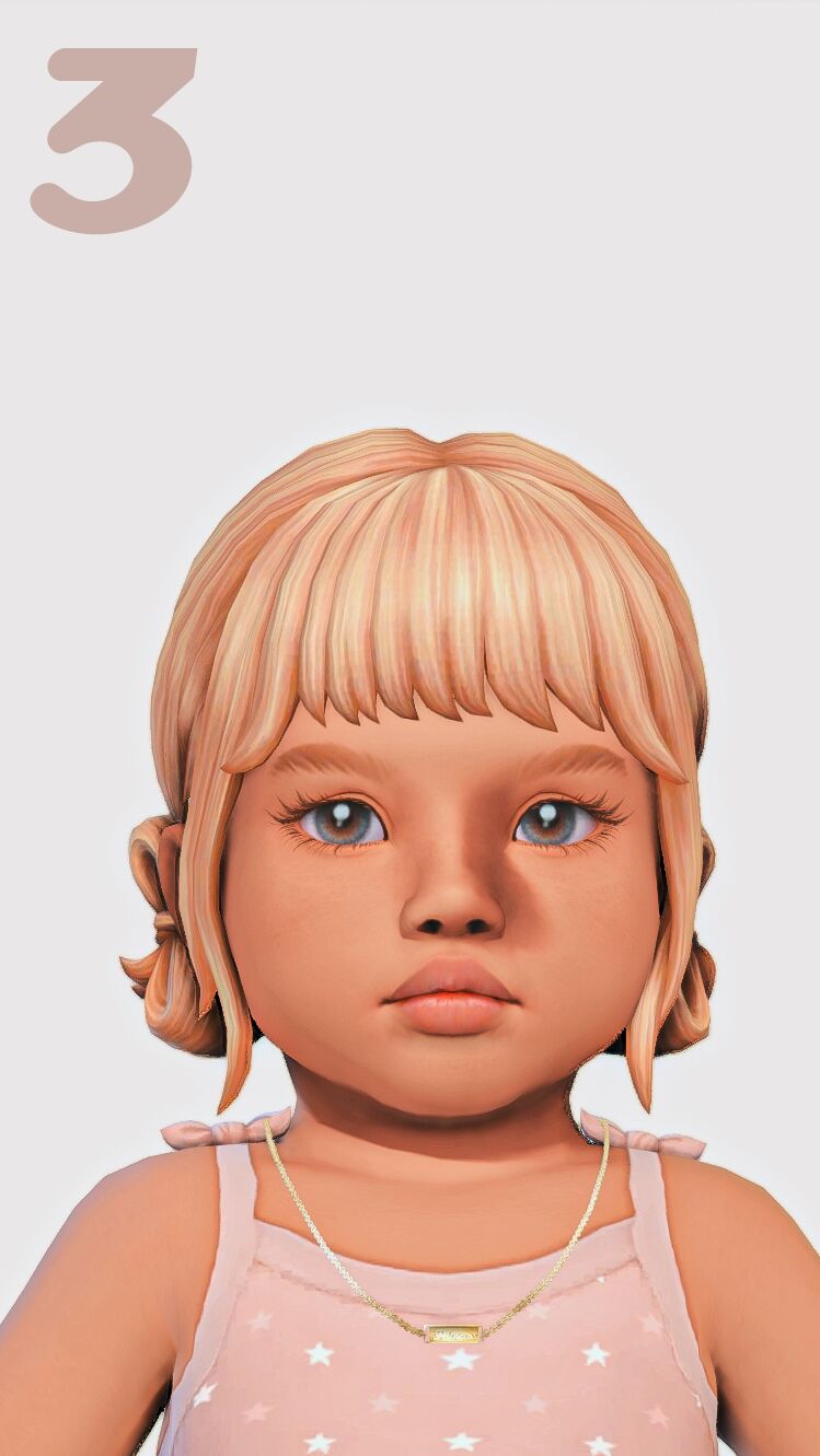 sims 4 cc hair for infant girls part 2 3